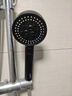 四季沐歌（MICOE）黑色增压淋浴花洒喷头 浴室加压淋浴喷头花洒头手持花洒单头HS125 实拍图