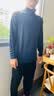 HOTSUIT后秀长袖运动男士恤透气春夏速干休闲打底衫跑步健身服polo衫 心情靛蓝 【透气舒适】 L 实拍图