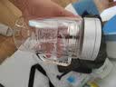 富光双层玻璃杯商务泡茶杯子 大容量男女耐热办公水杯带把黑色320ml 实拍图