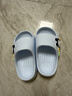 巴布豆儿童拖鞋男女童宝宝软底居家浴室夏季凉拖鞋 浅兰 150码 实拍图