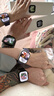 Apple/苹果WatchS11智能手表GPS款42毫米银色铝金属表壳雾紫色运动型表带S/M-联通补贴 实拍图