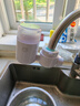 京东京造 水龙头净水器 过滤器 家用厨房自来水前置过滤器 可视化可清洗滤芯 1机4芯套装 实拍图