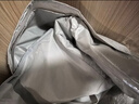 雨航（YUHANG）电动车雨衣电动车专用电瓶车雨披带镜套浅灰色5XL 实拍图