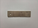 佛山照明LED筒灯天花灯5W铝材款白玉银边开孔75-85mm白光6500K 实拍图