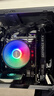 超频3（PCCOOLER）大白鲨皓月智能版 CPU散热器 （下压式/多平台/1700/AM4/12CM风扇/配硅脂） 实拍图