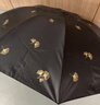 天堂伞 防紫外线晴雨伞三折 雨伞黑胶防晒太阳伞遮阳晴雨伞 山樱粉 实拍图
