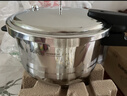 苏泊尔（SUPOR）304不锈钢7.0L压力锅24cm【3-5人可用】快煮防爆高压锅电磁炉通用 实拍图