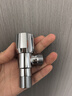 潜水艇（Submarine）F202 三角阀铜镀铬八字阀国标四分 陶瓷阀芯 冷热通用角阀 实拍图