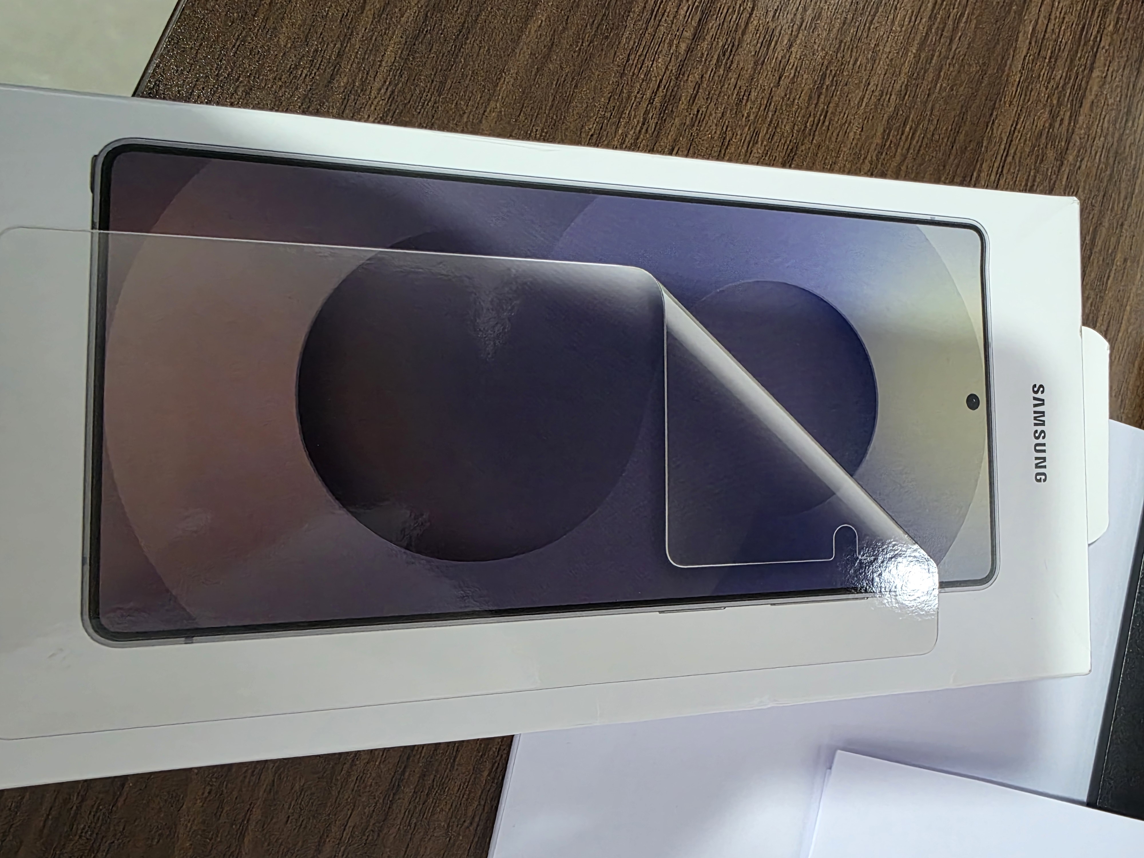 三星（SAMSUNG）Galaxy S25 Ultra 原装防反射屏幕保护膜两片装 手机高清透明保护膜 Galaxy S25 Ultra透明 实拍图