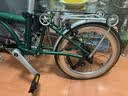 CRANSTON R9 16寸9速三折叠成人超轻便携城市复古男女同款小布折叠自行车 R9 邮政绿/M把 9速 16英寸 实拍图