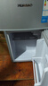 华宝小冰箱小型家用出租房用冷藏冷冻两用一级能效节能省电迷你宿舍寝室办公室二门电冰箱 【店长推荐】58L银色【一级能效】 实拍图