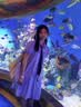世希大码女装韩版宽松遮肚子连衣裙女夏季胖妹妹显瘦减龄学院风中长裙 蓝色 M [建议85-100斤] 实拍图