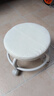 【京喜甄选】椅子万向轮美缝凳子带轮旋转擦地矮凳美甲修脚凳滑轮 儿童凳-米白色款 实拍图