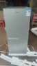 新飞冰箱小型租房用 一级能效冷 藏冷冻两用1-2人家用小冰箱 出租房双门电冰箱办公室两门 26年旗舰 98A一级能效【旗舰升级】银 实拍图