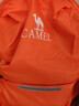 骆驼（CAMEL）轻便双肩背包骑行背包纯色折叠包户外运动休闲旅行登山包橙色 实拍图