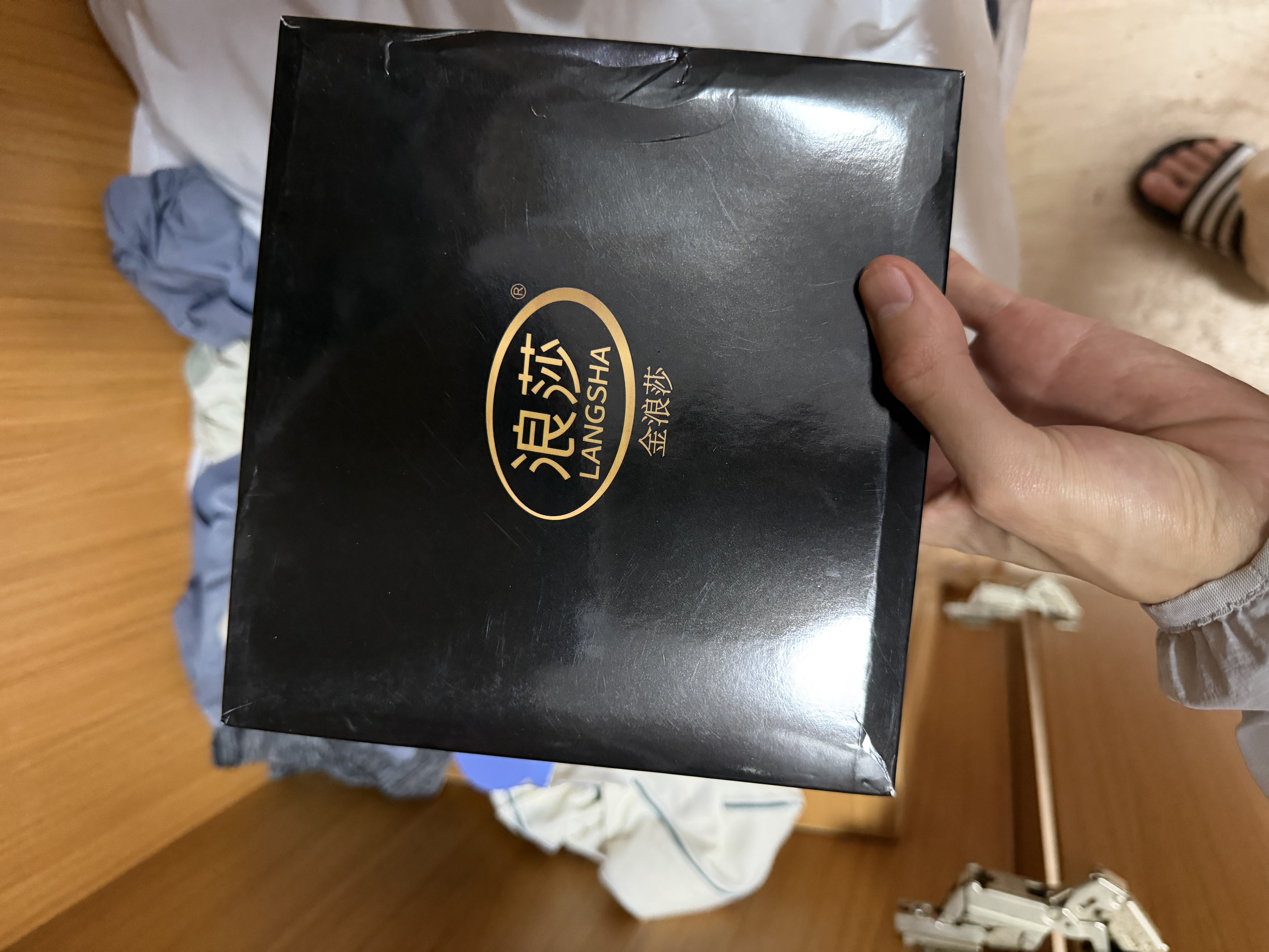 浪莎袜子男10双男士休闲春夏季长袜黑白色抑菌商务棉袜防臭中筒男袜 实拍图