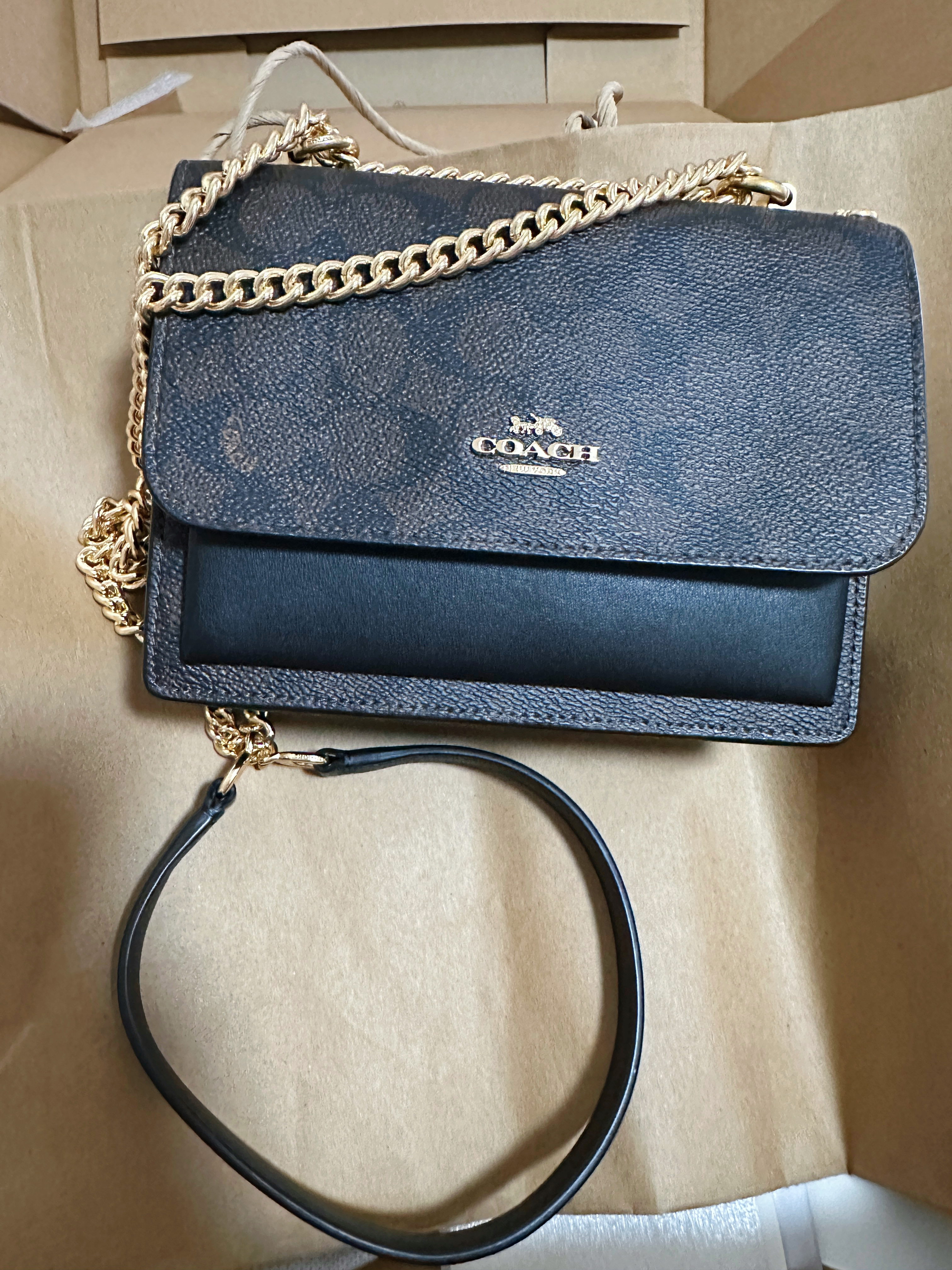 蔻驰（COACH）【品牌直供】女士小号印花风琴包单肩斜挎包CW206礼物 实拍图