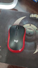 罗技（Logitech）M185鼠标 无线鼠标 办公鼠标 对称鼠标 黑色红边 带无线2.4G接收器 实拍图