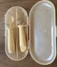 苏泊尔（SUPOR）扭扭勺婴儿辅食勺子宝宝学吃饭训练勺叉子PPSU辅食餐具KGF12CQ10 实拍图