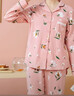 芬腾睡衣女5A抑菌纯棉春秋翻领开衫纯棉长袖睡衣女士家居服软棉棉 实拍图