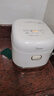 美的（Midea）小碧玉电饭煲2-3人3升0氟陶瓷白玉内胆家用电煮锅煲汤煮粥智能预约多功能一锅多用微压电饭锅RE360 实拍图
