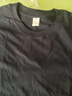 重磅纯棉短袖t恤男高档纯色印花休闲基础款内搭半袖打底衫 墨绿 3XL  170-185斤 实拍图
