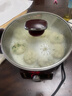 惠当家（Hui Dang Jia）电饼铛家用无涂层电煎锅多功能电热锅水煎包锅烙饼锅早餐机电煮锅304不锈钢锅HDJ-J09-30 实拍图