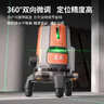 东成两线水平仪绿光高精度强光红外线激光水平仪DTX4V-11E 实拍图