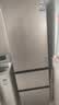 海尔（Haier）「真省电」310L三门冰箱抗菌净味一级能效风冷无霜BCD-310WGHD3E7WV(银)国家补贴 实拍图