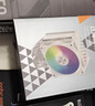 超频3（PCCOOLER）红海H4炫彩 白色CPU风冷散热器（4热管/PWM风扇/顶盖发光/支持12/13代1700/AM4/AM5/133mm高度） 实拍图