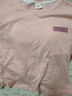 浪莎【100%棉】女士睡衣女秋季舒适简约格子短袖长裤家居服套装可外穿 实拍图