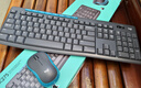 罗技（Logitech）MK275 键鼠套装 无线键鼠套装 办公键鼠套装 全尺寸 商务键鼠套装 带无线2.4G接收器 黑蓝色 实拍图