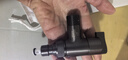 潜水艇（Submarine） 全自动洗衣机水龙头一进二出黄铜水嘴拖把池角阀46分通用龙头京 【枪灰】4分螺口(配卡扣) 实拍图