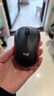 罗技（Logitech）M185鼠标 无线鼠标 办公鼠标 对称鼠标 黑色红边 带无线2.4G接收器 实拍图