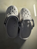 斯凯奇（Skechers）七夕情人节礼物洞洞鞋女鞋夏季厚底泡泡鞋沙滩鞋凉鞋包头凉拖鞋 实拍图