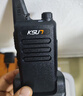 KSUN TFSI 步讯对讲机远距离民用酒店小型迷你大功率手台户外自驾游 超薄版（黑色） 实拍图