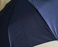 天堂伞 全自动雨伞三折 10骨加固一键开收易甩干简约晴雨伞 藏青 实拍图
