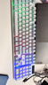 银雕(YINDIAO) K500键盘彩包升级版 机械手感 游戏背光电竞办公 USB外接 全尺寸 白蓝双拼混光有线键盘 实拍图