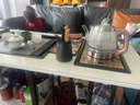 开品 全自动底部上水感应续水烧水壶 家用办公电茶炉烧水消毒电热水壶 嵌入式玻璃烧水壶茶桌一体套装 1L 香槟金 20X37CM 烧水煮杯 桶水款 实拍图
