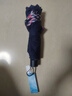 天堂伞 加大雨伞三折 晴雨两用商务伞经典格纹10骨大雨伞男女 藏青 实拍图