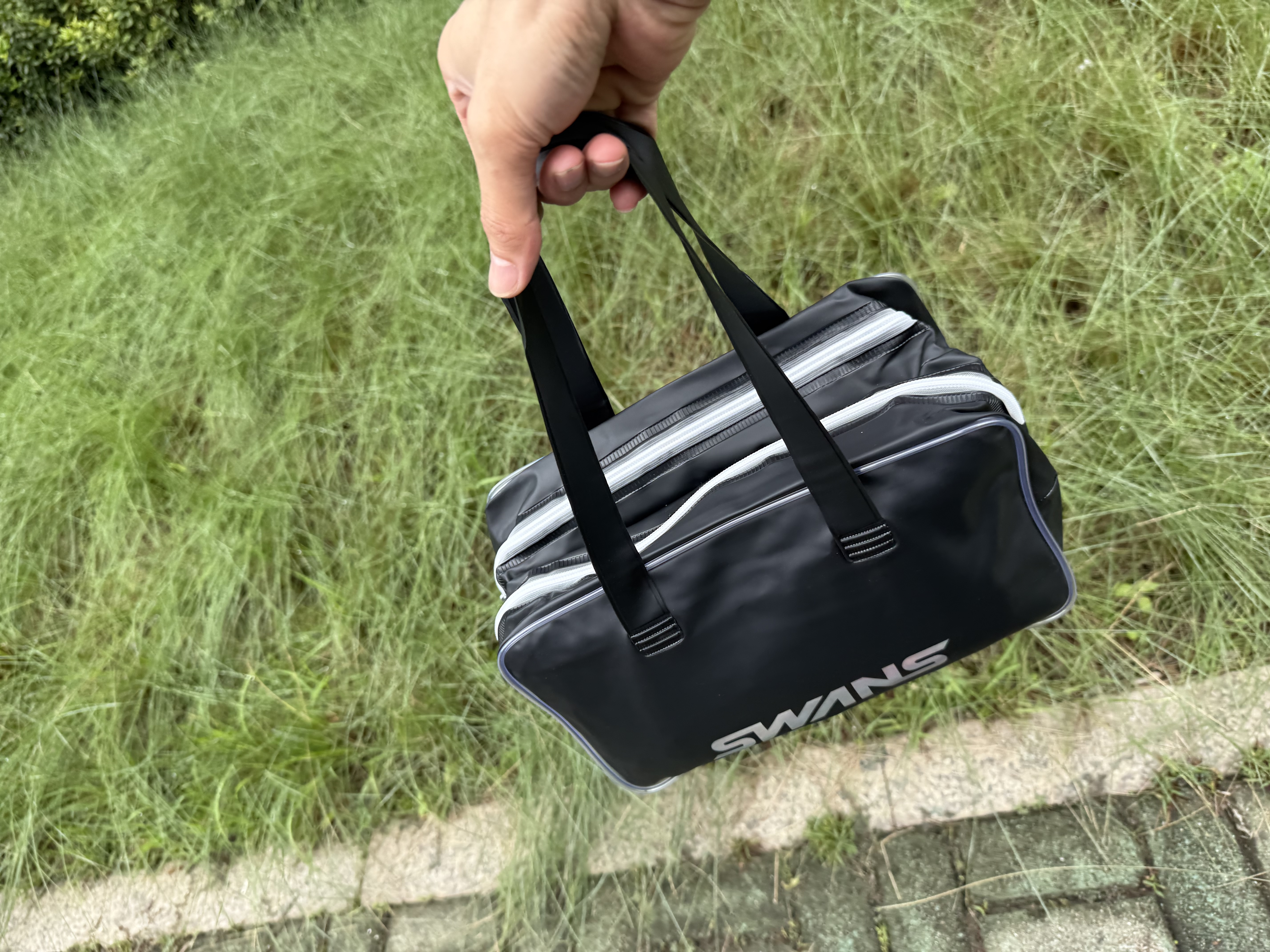 SWANS游泳手提包大容量干湿分离运动瑜伽防水轻便旅行包健身包106黑色 实拍图