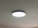 惠普精工led卧室吸顶灯三防灯超薄简约儿童书房餐厅阳台过道灯具37CM白光 实拍图