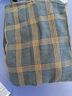 花花公子（PLAYBOY）长袖衬衫男宽松春秋季潮流格子衬衫男士休闲衬衣外套 黄色 XL 实拍图