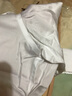 十米布（SHIMIBUman） 法式衬衫男长袖纯棉修身商务职场丝光棉伴郎新郎礼服袖扣白衬衣 白色 40 实拍图