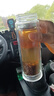 【京东物流配送】高硼硅双层玻璃杯大容量泡茶杯水杯子茶水分离杯 【双层加厚】茶杯350ml1只 实拍图