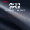 乐优佰易反光成人雨衣套装分体式 A春亚纺网格 3XL 防暴雨含雨裤骑车交通 藏青色 实拍图