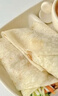 悦味纪 四色烫面春饼350g*4包 共40张 紫薯菠菜南瓜 卷饼 早餐半成品 实拍图