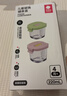 babycare婴儿辅食盒玻璃宝宝辅食保鲜工具便携防漏蒸煮冷冻储存青+粉220ml 实拍图