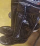 胜丽 雨鞋高筒防水鞋户外雨天耐磨胶鞋不易滑雨靴黑色40码 1双 实拍图