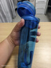 特百惠（Tupperware）晶彩MAX塑料杯600ml 男女士学生运动水杯子大容量泡茶杯 纯净蓝 实拍图